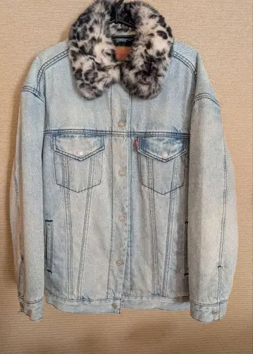 Levi's 퍼 탈부착 데님 자켓 S 사이즈