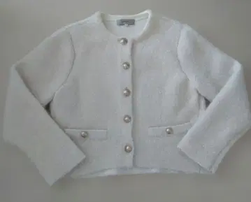 저스길리티 라메 샤기 니트 자켓 사이즈 1