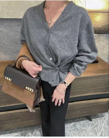 YONFA YONFA 그레이 가디건