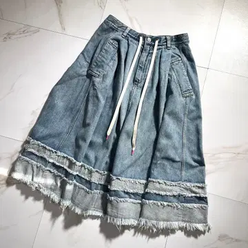 RNA 데님 프린지 스커트 M 사이즈 타카야 상사