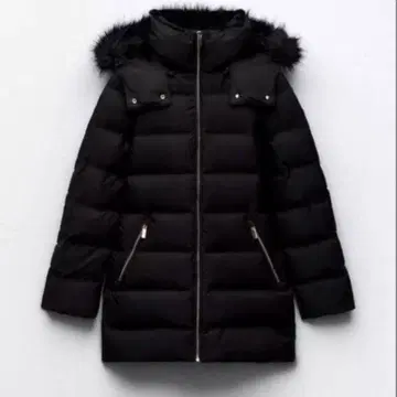 11월 10일 한정판! 저녁까지 발송 가능! ZARA 세미롱 다운 자켓