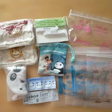 [ 팬더 코팬더 ] 파우치 복조리 지퍼백 세트