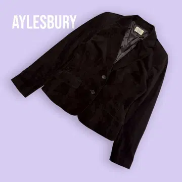 AYLESBURY 블랙 스웨이드 테일러드 자켓 [ 9 ] S-1015
