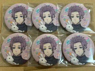 AGF 블루 록 마즐 캔뱃지 Rabbit 토끼 캔 사에