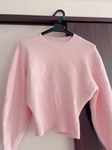 mystrada 숏 니트 핑크