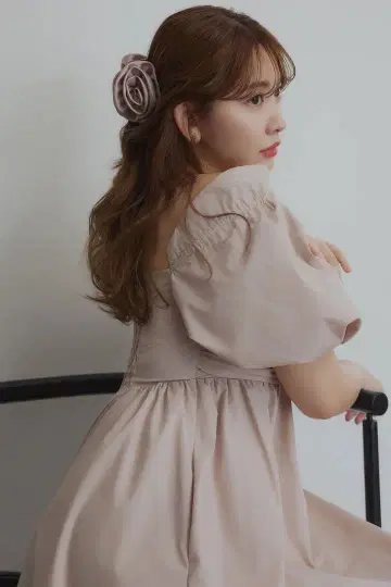 Her lip to Rose Satin Clip rose pink