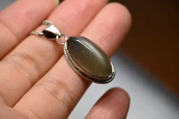 실버 925 오닉스 펜던트 목걸이