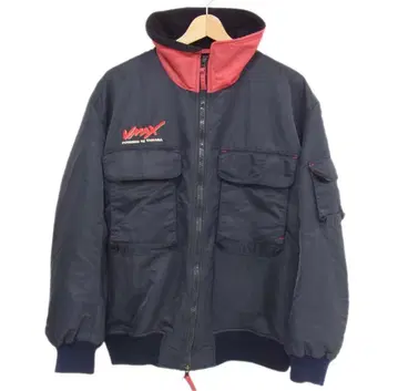 레어 YAMAHA 야마하 VMAX 자켓 점퍼 블루종 속기모 L