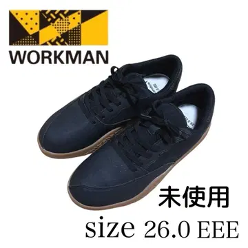 WORKMAN 스니커즈 26.0 EEE 블랙 미사용