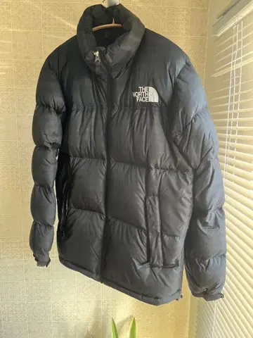 THE NORTH FACE 블랙 다운 자켓 눕시