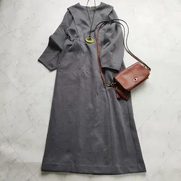 컨디션 최상 나노 유니버스 트윌 종이상자 원피스 그레이 스트레치