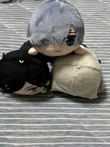 흑집사 기숙학교편 누워있는 봉제 인형 3종 세바스찬 시엘 장의사