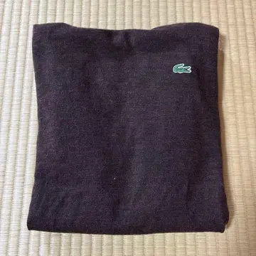 Lacoste 브라운 터틀넥 스웨터