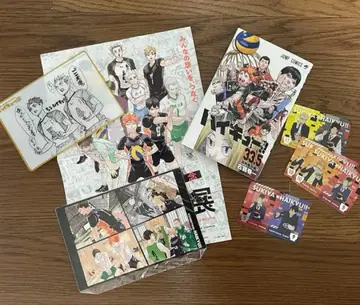 하이큐!! 전시회 한정판 엽서 영화 특전 33.5권 요시노야 특전