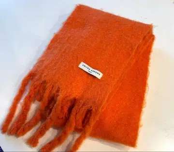 유나이티드 애로우즈 United Arrows 머플러 스톨 오렌지