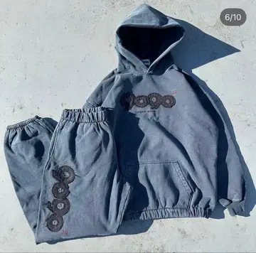 9090 OG 로고 리치 스웨트 팬츠 셋업