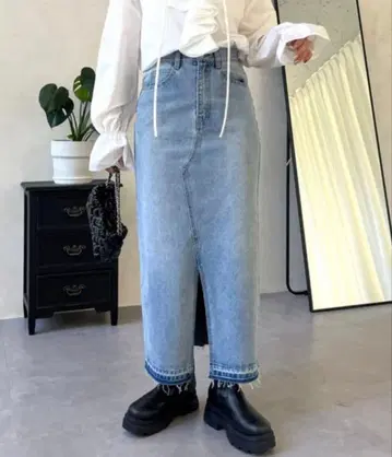 prose verse 데님 타이트 스커트