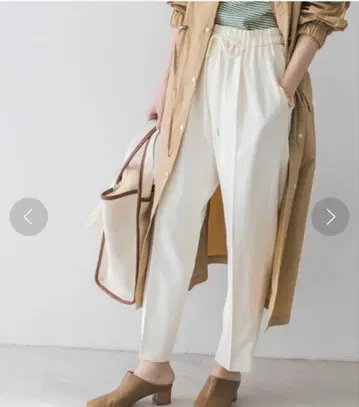 [ URBAN RESEARCH ] 중공 트윌 드로스트 테이퍼드 팬츠