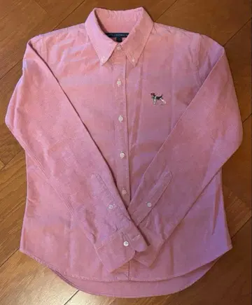 랄프 로렌 스포츠 핑크 버튼 다운 셔츠