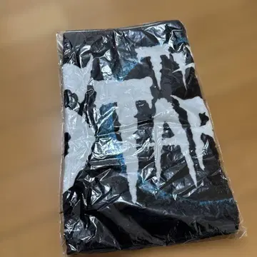 미개봉 새상품 THE STARBEMS 그래픽 프린트 타월 블랙 블루