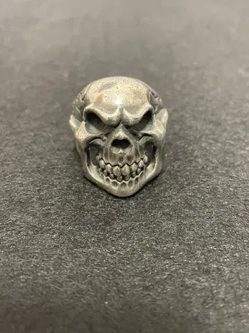 랫 레이스 스컬 반지