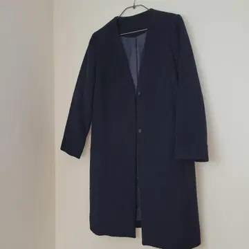 울 코트 네이비 innowave