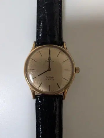 OMEGA 데빌 쿼츠 골드 레어