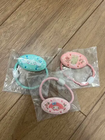 산리오 자수 머리끈