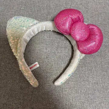 산리오 헬로키티 머리띠 스팽글