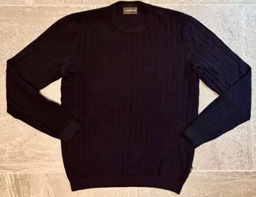 [ 컨디션 최상 ] EMPORIO ARMANI 니트 긴팔 네이비