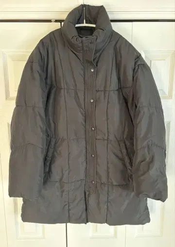 GRL 그레일 kd26 충전솜 다운 코트 블랙