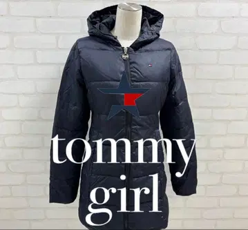 새상품급 tommy girl 블랙 다운 자켓