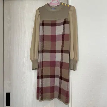 BLUE LABEL CRESTBRIDGE 체크 무늬 원피스 36