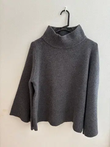 ANGLOBAL SHOP 그레이 터틀넥 스웨터