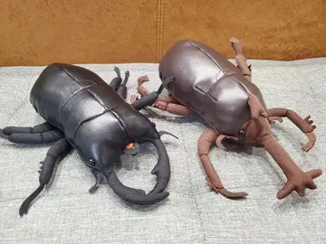 장수풍뎅이와 사슴벌레 봉제 인형 세트