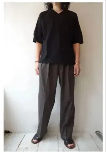 [새상품급] 25SS MAATEE&SONS 플라이스 TEE 사이즈 2