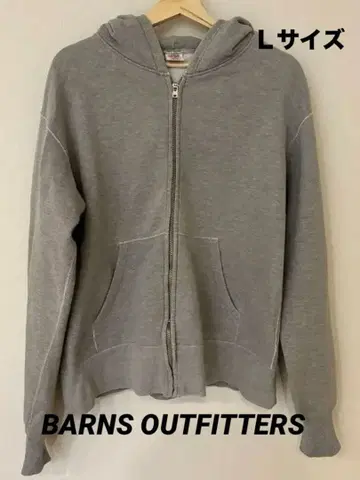 BARNS OUTFITTERS 그레이 후드티 L 사이즈