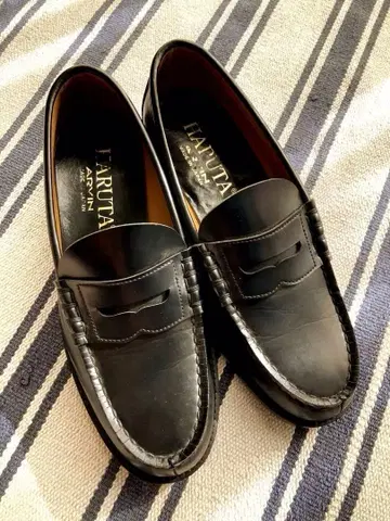 25.5 EEE HARUTA ARVIN 블랙 로퍼