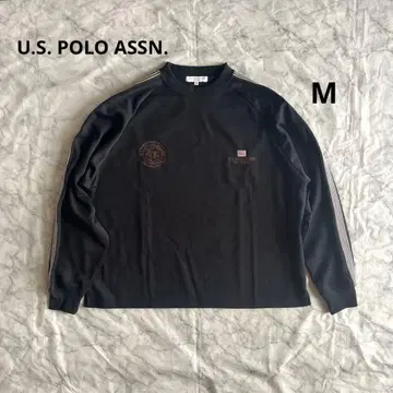 U.S. POLO ASSN. 블랙 트레이닝복 맨투맨 남성용 M 사이즈
