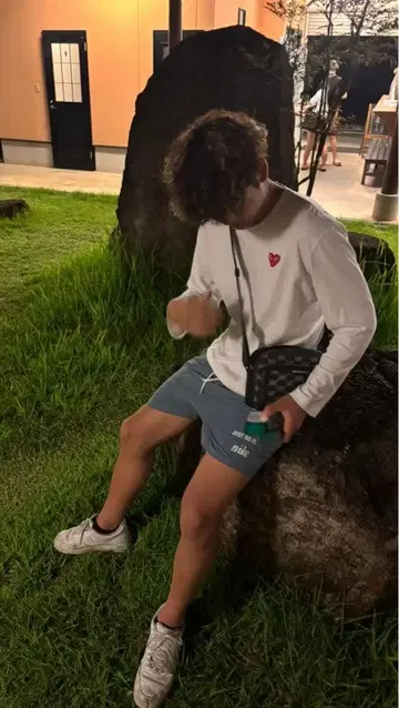 가르송 화이트 트레이닝복