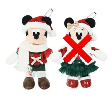 디즈니 크리스마스 2025 미키 인형 배지