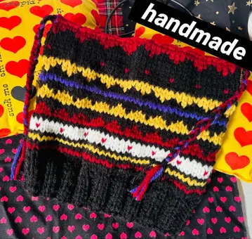 hide풍 니트 모자 핸드메이드 handmade