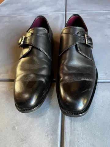 REGAL 가죽 신발 몽크 스트랩