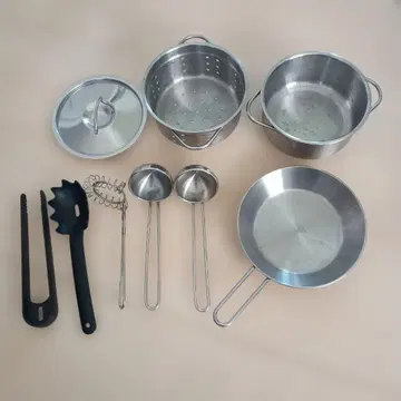 이케아 스테인리스 요리 장난감 세트