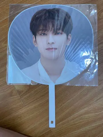 WONWOO 부채 화이트 SEVENTEEN