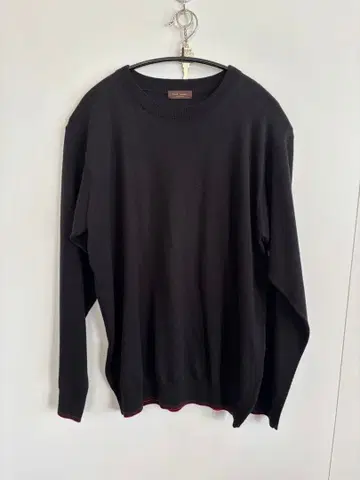 폴 스미스 블랙 크루넥 스웨터