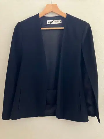 ZARA 노카라 블랙 자켓 XS