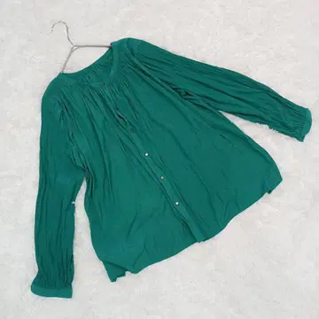 [로페피크닉] (38) 긴팔 쉬폰 블라우스 풀 버튼 깔끔한