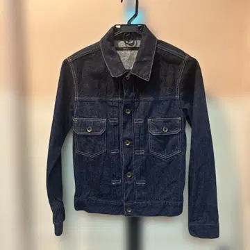 OMNIGOD 다크 블루 데님 자켓