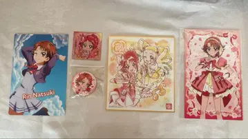 나츠키 린 큐어 루즈 종이류 & 캔뱃지 5종 세트